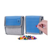 Peňaženka šedá/modrá